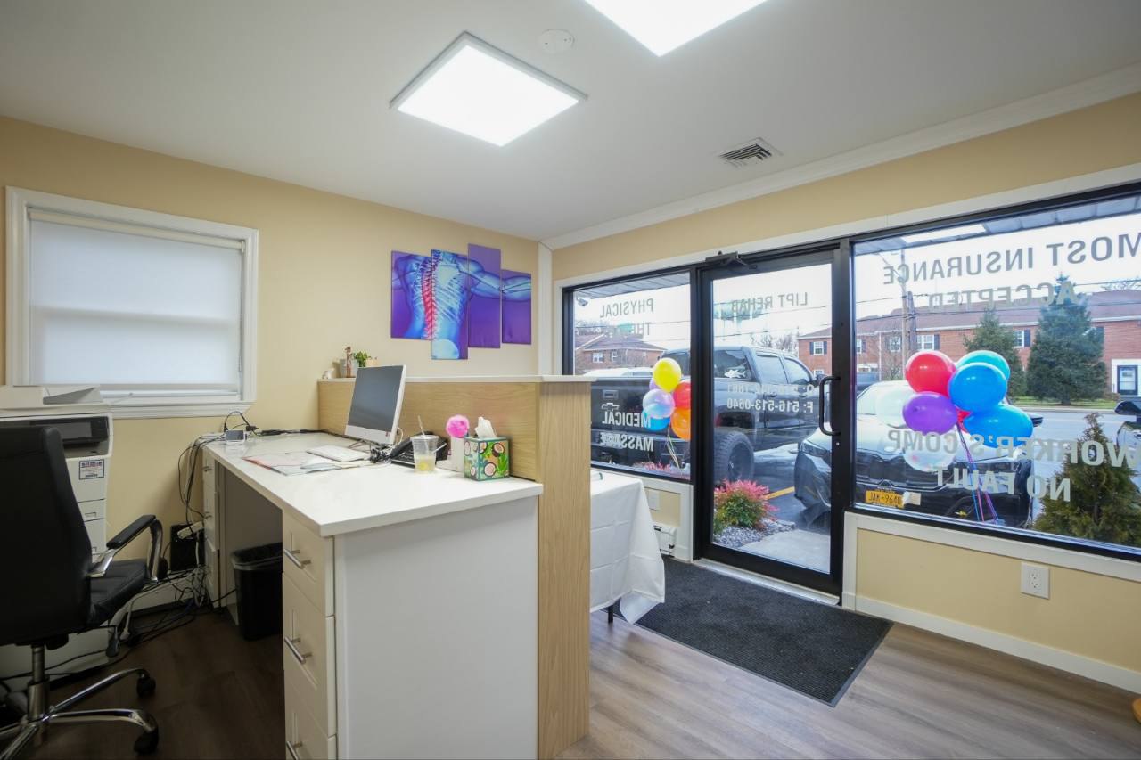 Front office of Long Island Physical Therapy and Rehab